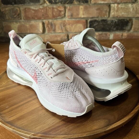 NIke Air Max Pink Flyknit Racer Women's Size 7 Pink Pearl Shoes Sneakers - Picture 16 of 16